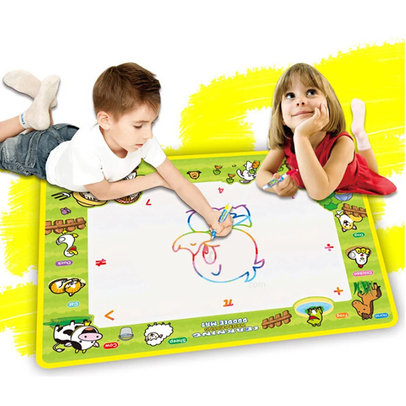 

Magic Water Canvas Blanket Write Graffiti Pen Doodle Baby Toy Creative Reuse Children's Educational Toys