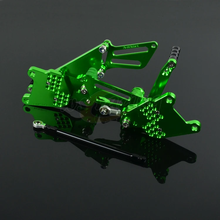 Регулируемые подножки для мотоцикла с ЧПУ KAWASAKI ZX10R 2006-2010 06 07 08 09 10 | Автомобили и