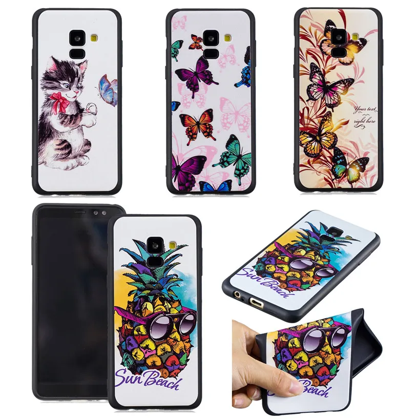 Чехол HEMASOLY Relif для Samsung Galaxy S9 S8 Plus S7 S6 Edge мягкий силиконовый чехол задней панели