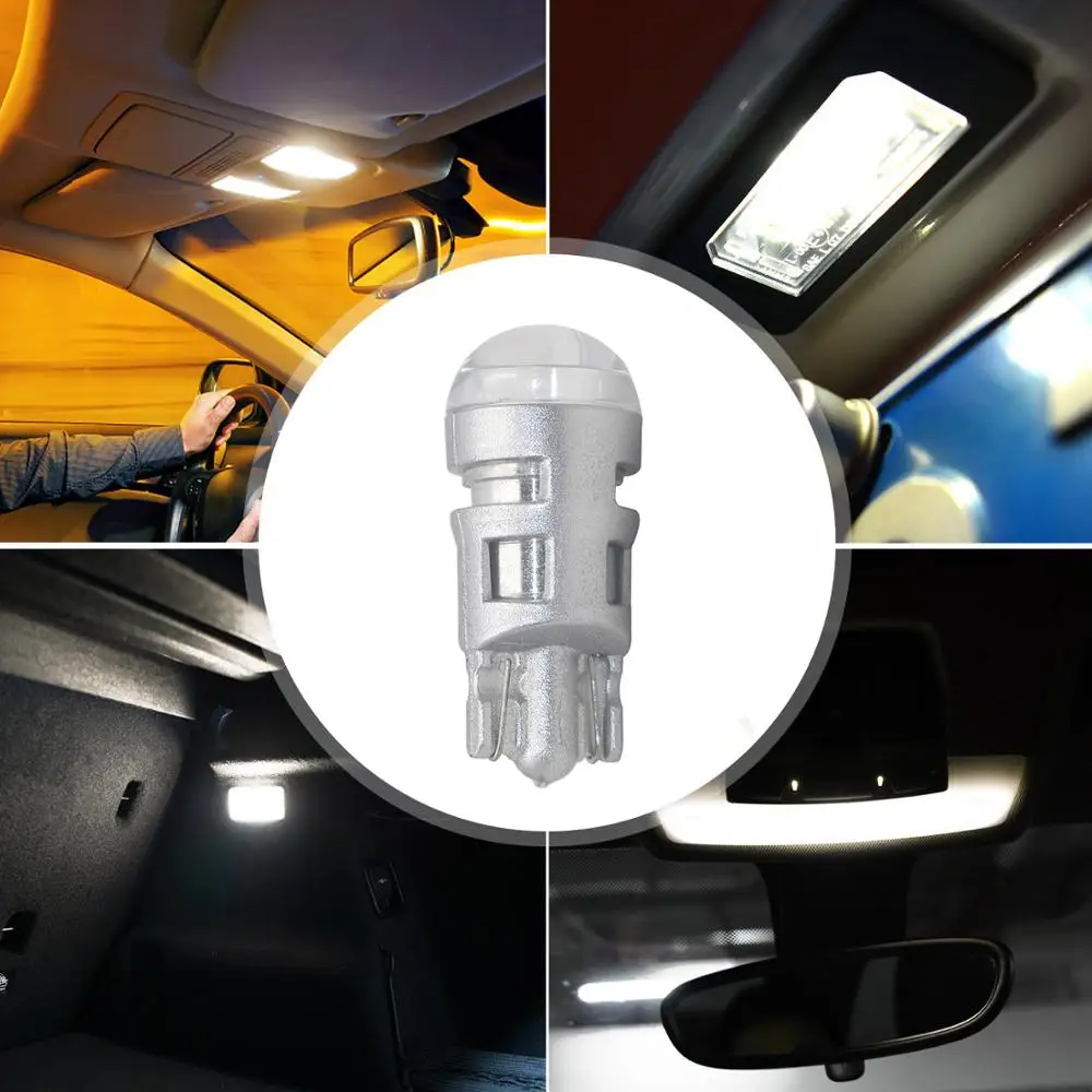1 шт. Автомобильный светодиодный 3030 SMD T10 W5W Габаритные фонари для автомобиля