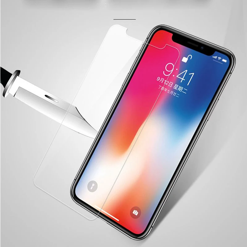Front Back Screen Protector Tempered Glass Case For iPhone X XS Cover Curved Protect Film 7 6 5 s 6s 5S 8 Plus |