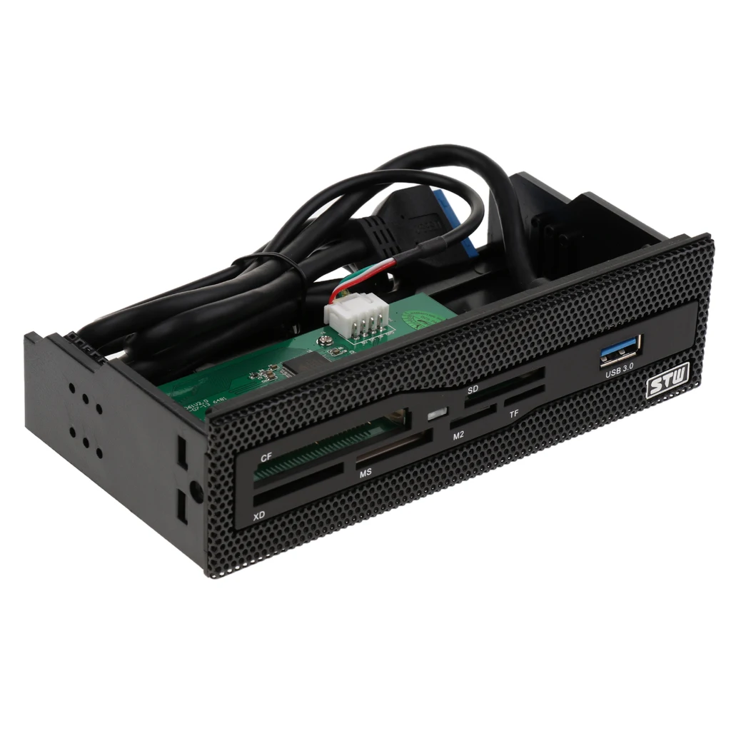 5,25 ''USB3.0 внутренний считыватель карт памяти мульти-карты Передняя панель для рабочего стола