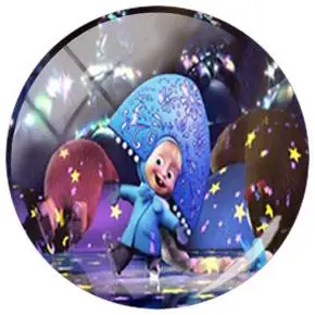 MS90 JWEIJIAO мультфильм аниме Litte девушка и животное большой коричневый Медведь DIY стекло кабошон узор купол демонстрационная плоская задняя часть ювелирных изделий - Цвет: MS90