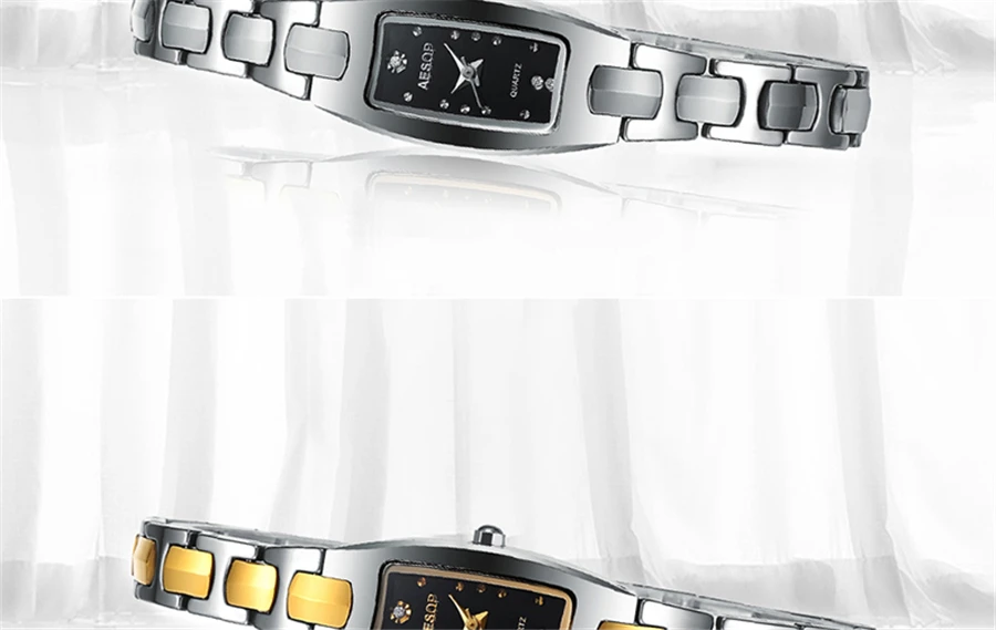 AESOP Women Watch Top Brand Luxury Waterproof Ladies Quartz Watch Stainless steel gold Watch Bracelet Women Watch