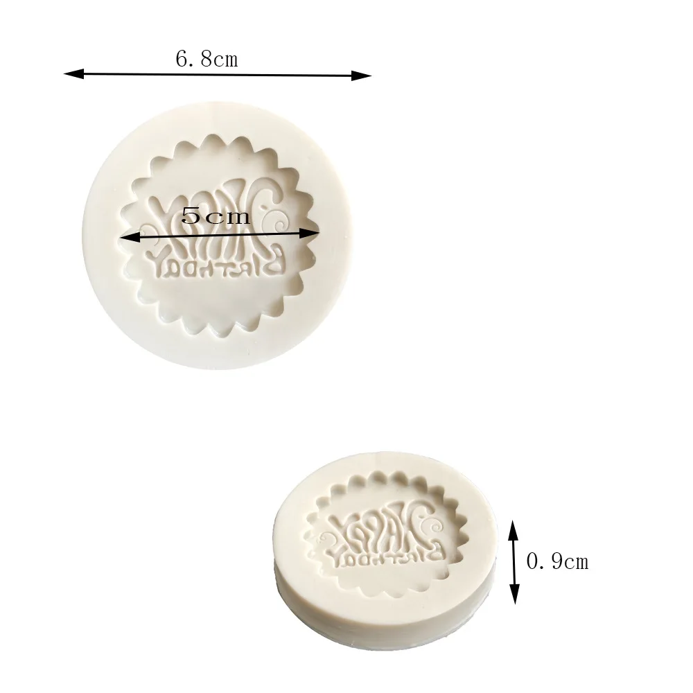 Силиконовые для дня рождения шоколадный прессформы выпечки торта печенье с