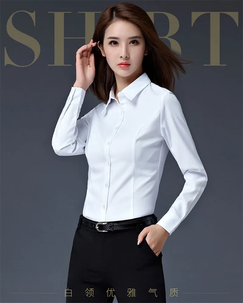 Женская блузка с длинным рукавом размеры до 5XL | одежда