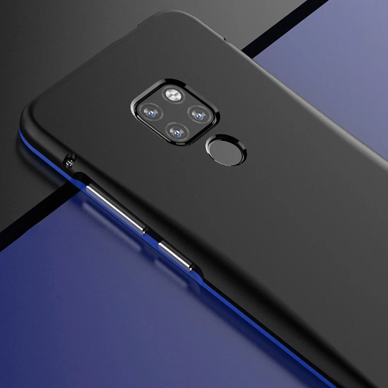 Чехлы для Huawei Mate 20 чехол Capa жесткая задняя часть PC металлический бампер деловой