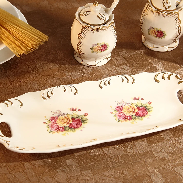 Европейская Золотая бутылка трехкомпонентный керамический горшок коробка для