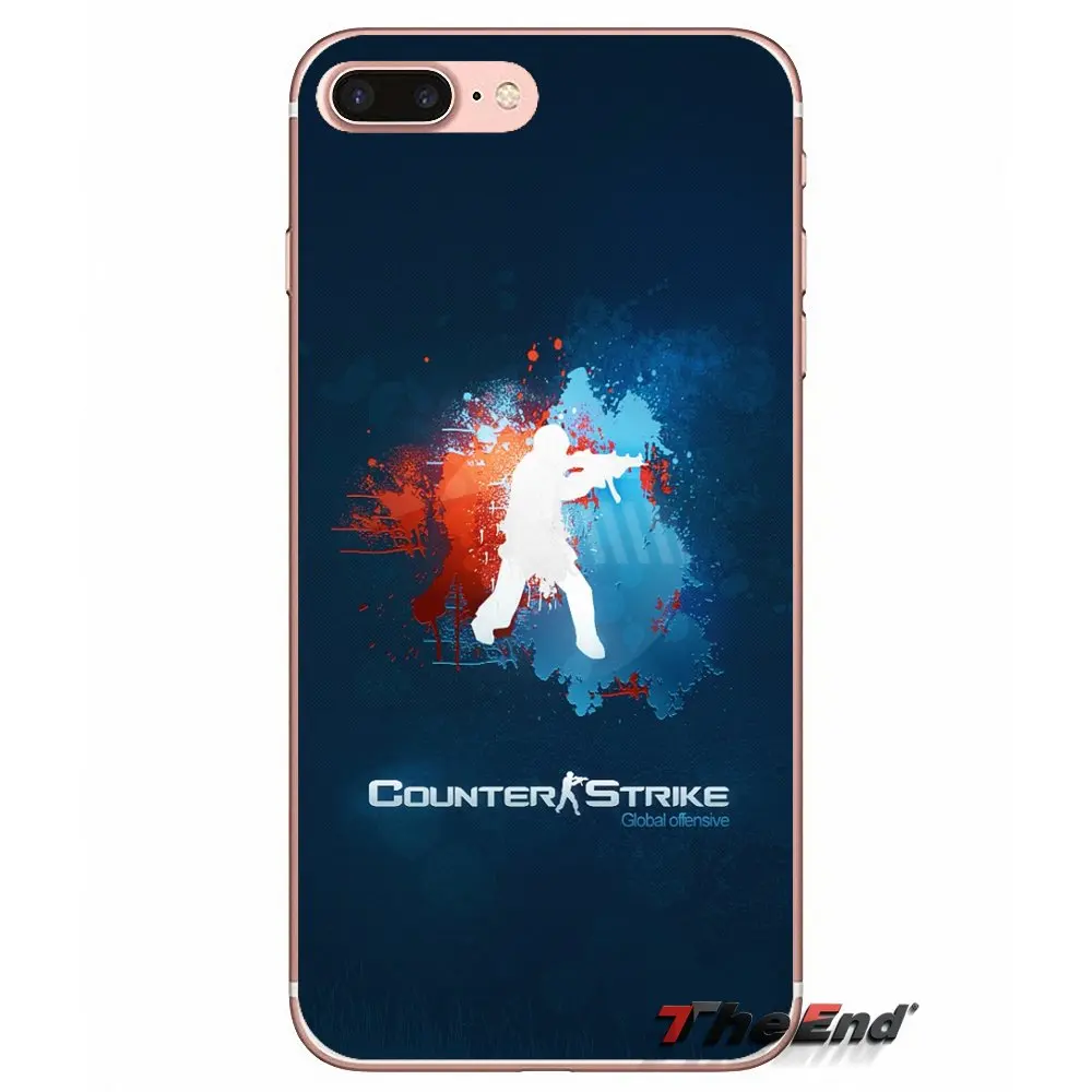 Мягкий силиконовый чехол counter strike CS GO guns для Huawei P Smart Y6 Pro P8 P9 P10 Nova P20 Lite Mini 2017 SLA-L02