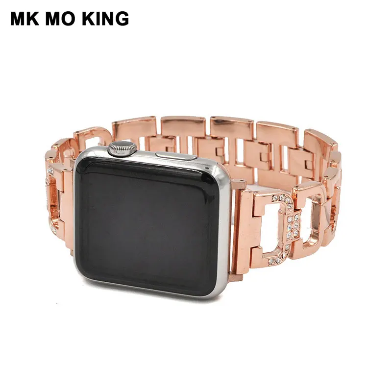 D кнопка из нержавеющей стали с кристаллами ремешок для сверления apple iphone ролевых