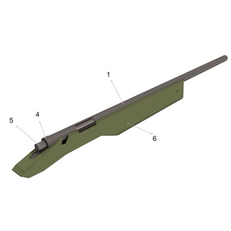DIY Бумажная модель M40A3 Sniper Plein Air CS Guerre Gun Enfants De Jouet Pistolet темно-зеленый стиль и Мануэль стиль