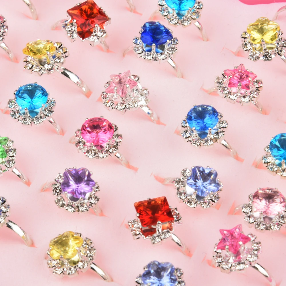 Женский комплект колец с кристаллами 36 шт./лот|Кольца| |