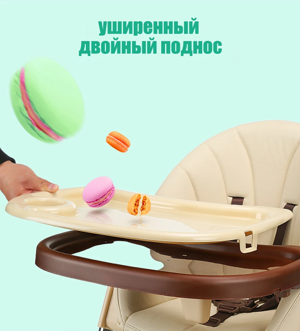 IMBABY портативный детский стульчик для кормления, многофункциональные детские сидения для кормления, стул для кормления, регулируемые складные стулья, лоток для еды в комплекте