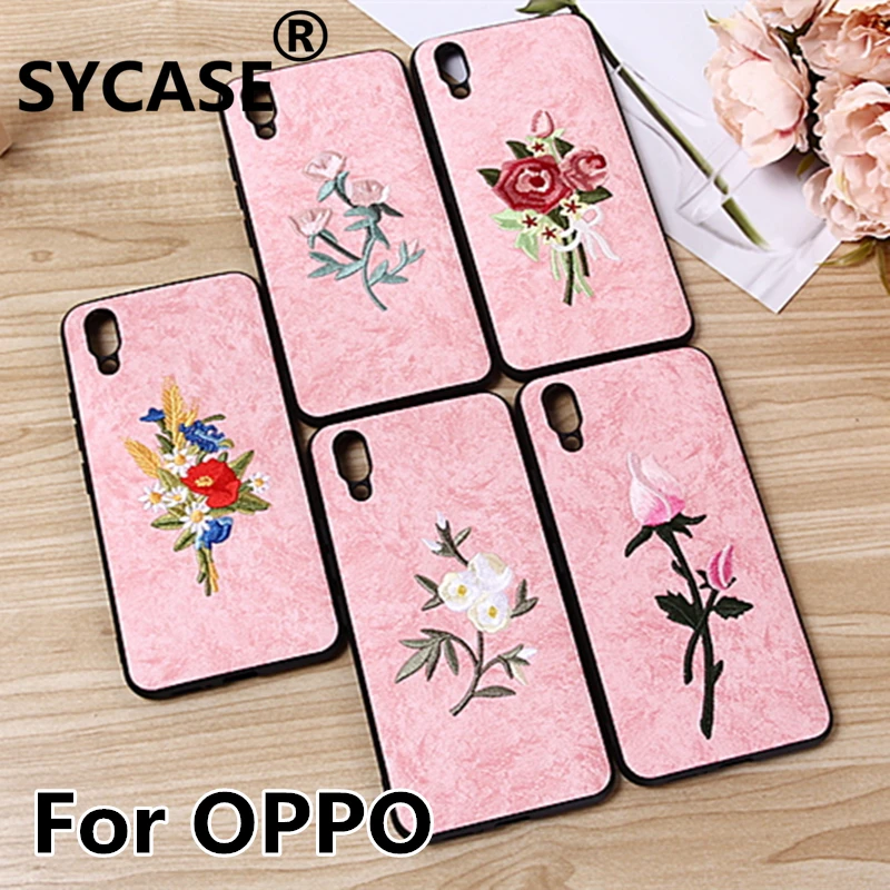 Sycase классический китайский вышитые мобильный Shell для OPPO A57 A59 A71 A77 A79 A73 A83 R15 UD