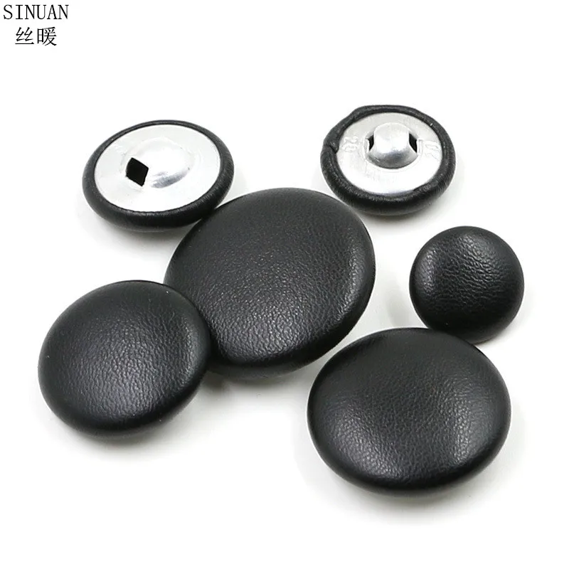 100 шт. декоративные круглые черные пуговицы SINUAN|clothing accessories|round black buttonscover buttons |