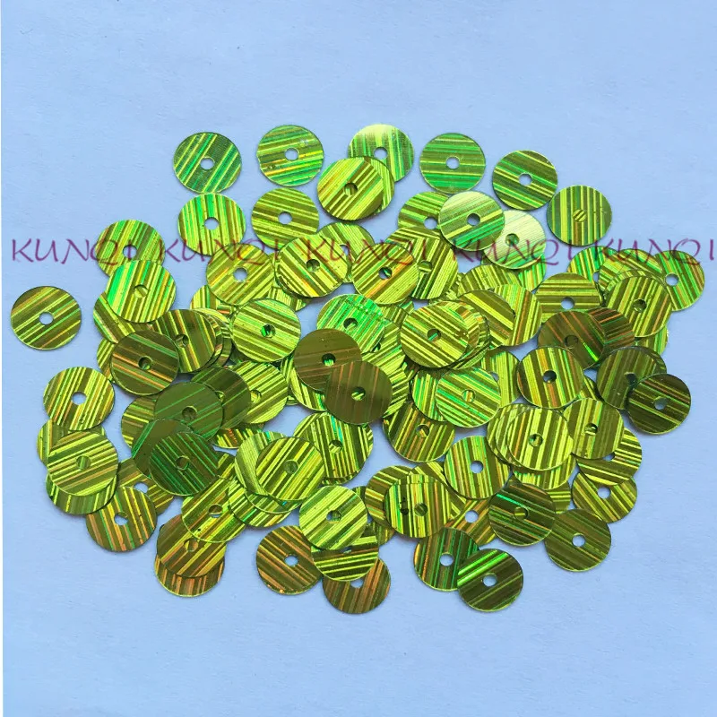 6mm Zabra Strip Green Flat Round Loose Sequin Paillette Sewing Wedding Craft Kids DIY Garment Accessory wholesale | Дом и сад