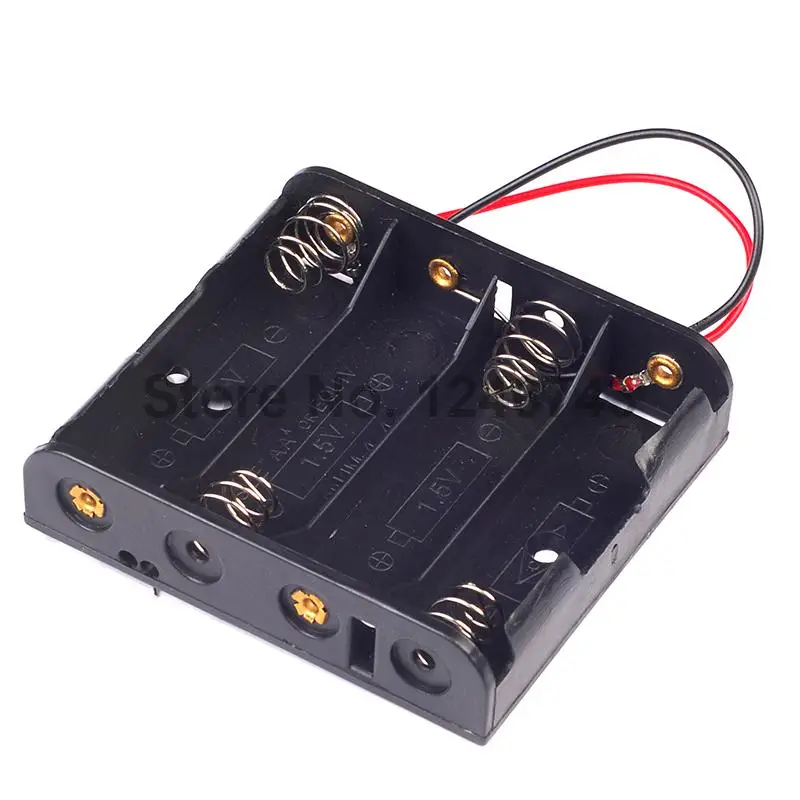 2 шт./лот держатель батареи Коробка Чехол 4 X AA 6V|battery box charger|battery holderbox logo |