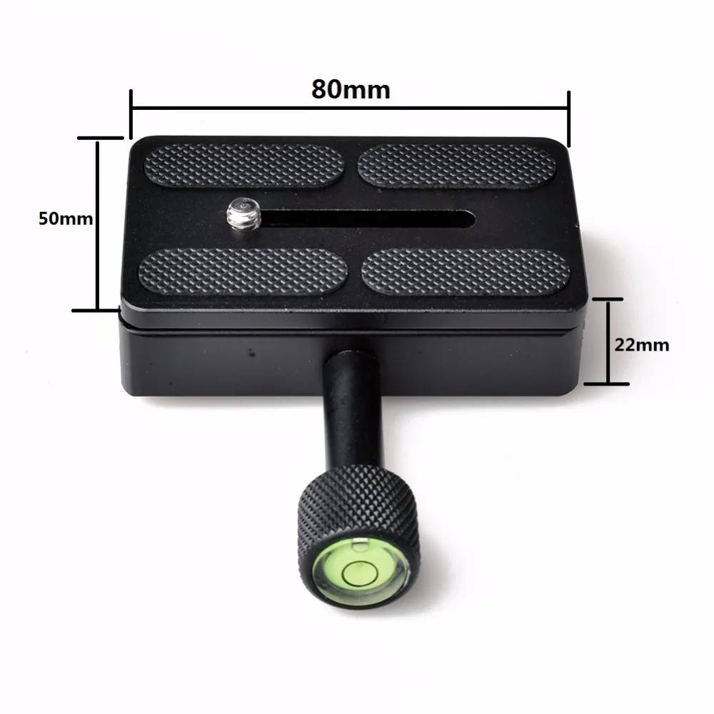 

K80 Universal Arca SWISS Clamp & QR Quick Release Plate Support Mount Base for Camera DSLR Monpod Tripod Ball Head