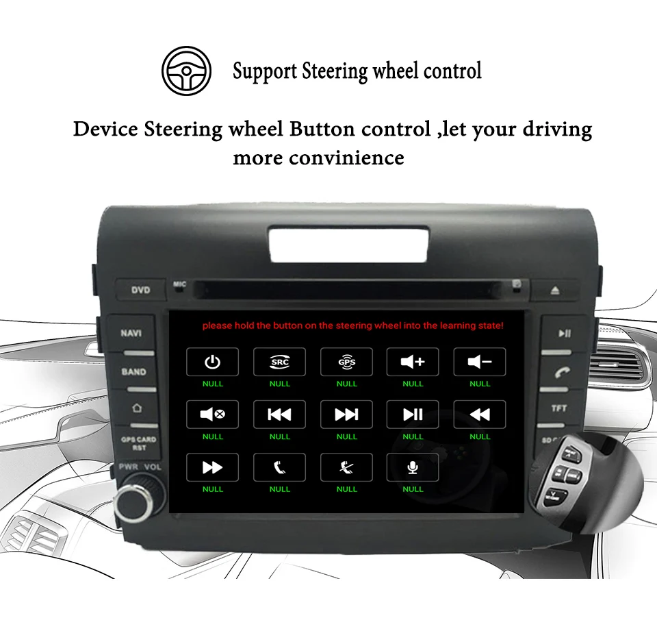 Автомобильный мультимедийный dvd плеер для Honda CRV CR V 2012 2015 Android 8 0 HD 1024*600 Octa Core с GPS