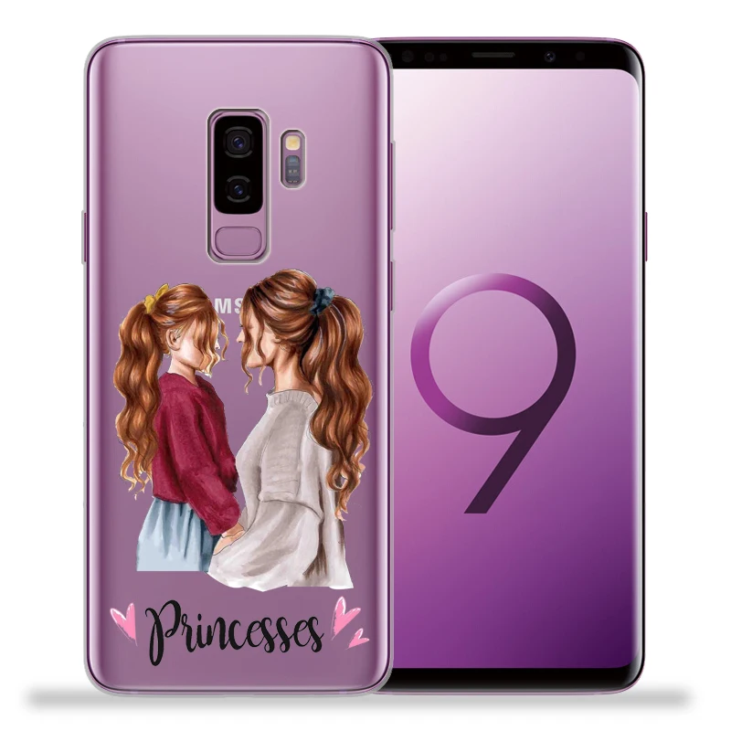 Модный чехол для телефона Super mom Dad Girl Samsung Galaxy S9 S8 S10 Plus S7 S6 Edge Lite Note 8 9 Funda Etui |
