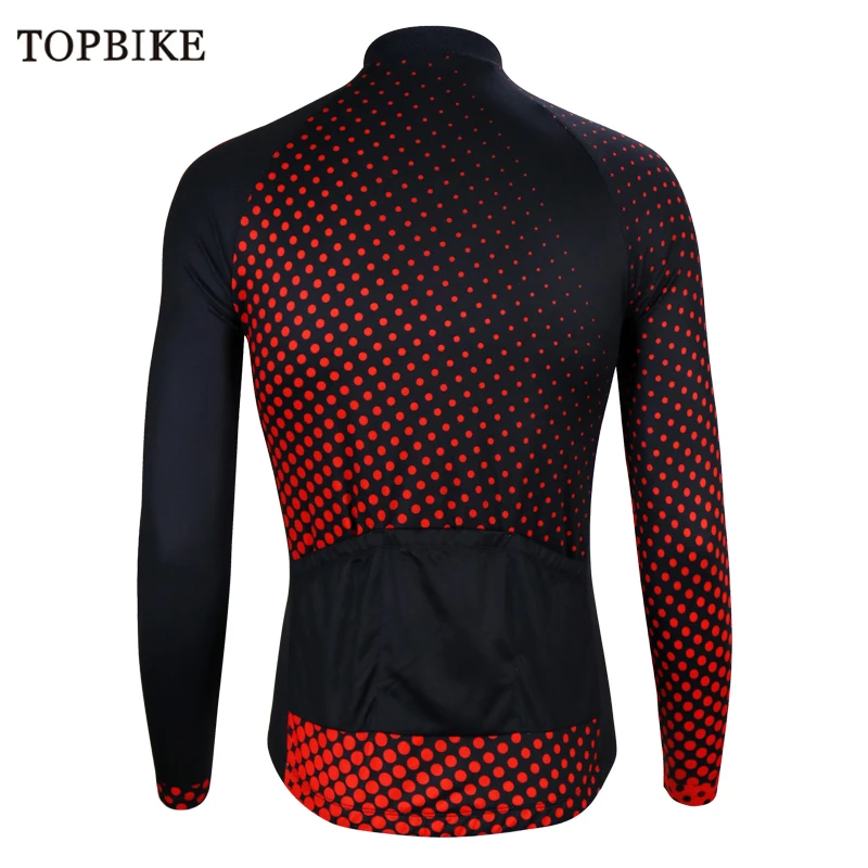 TOPBIKE Мужская велосипедная майка pro team, зимний теплый флисовый комплект с длинным рукавом, ropa ciclismo, велосипедный триатлон, Экипировка для мужчин