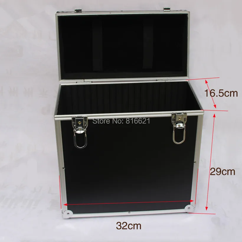 Ящик для инструментов Qili максимальный черный пластиковый ящик контейнер