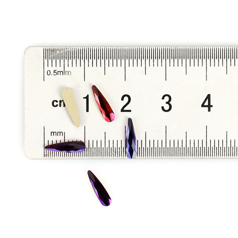 10 штук упак. плоские удлиненные каплевидные Прямоугольные Стеклянные Пламенные