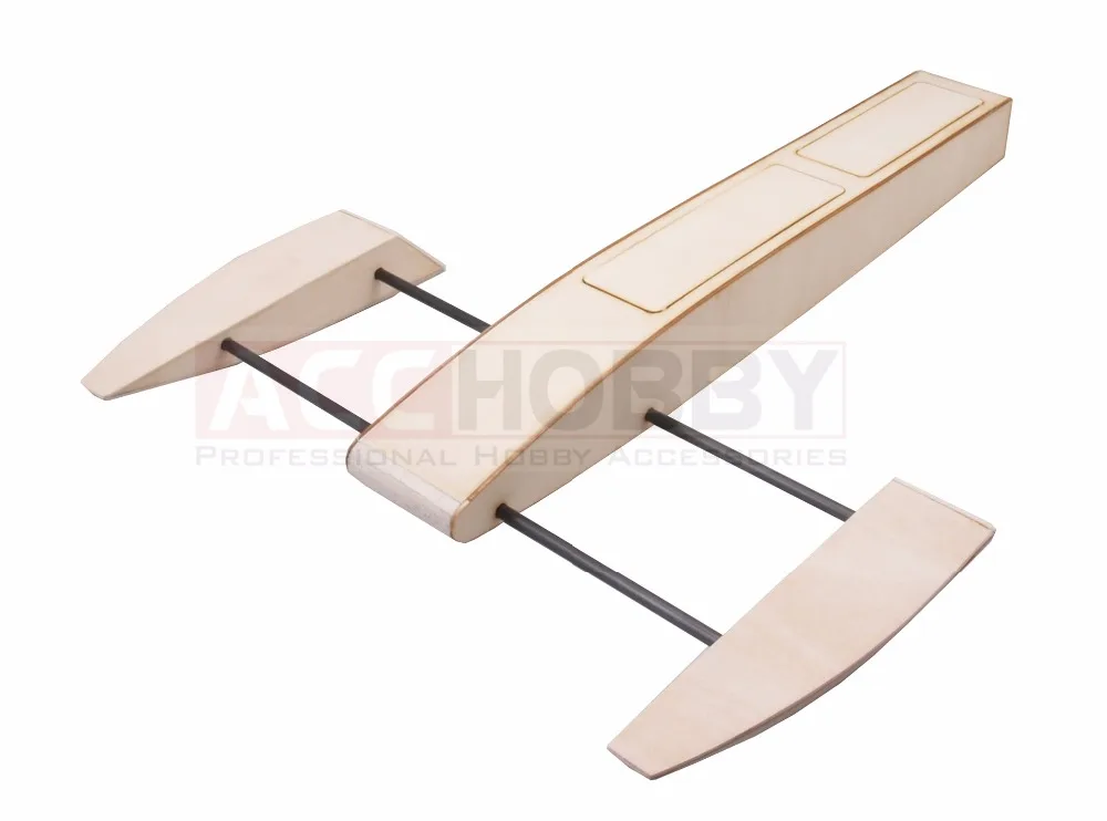 Бесплатная доставка DIY Outrigger лодка деревянная креветка Sponson гоночная