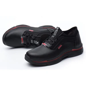 Брендовые Дизайнерские мужские модные большие размеры дышащая Рабочая обувь со стальным носком; безопасные ботинки из коровьей кожи обуви безопасности сапоги protection Ман