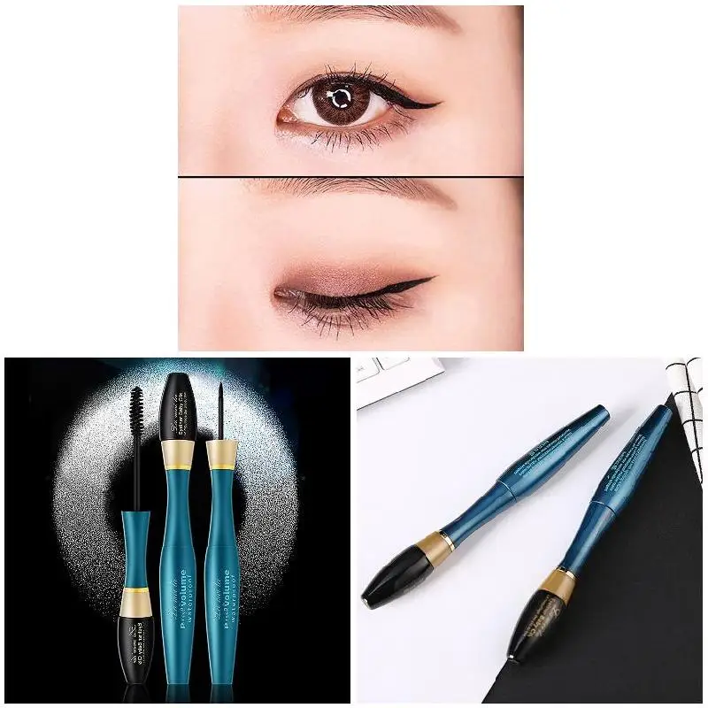 Жидкость для глаз Mascaras Dual Heads 2 в 1 водостойкая долговечная портативная женщин 998| |