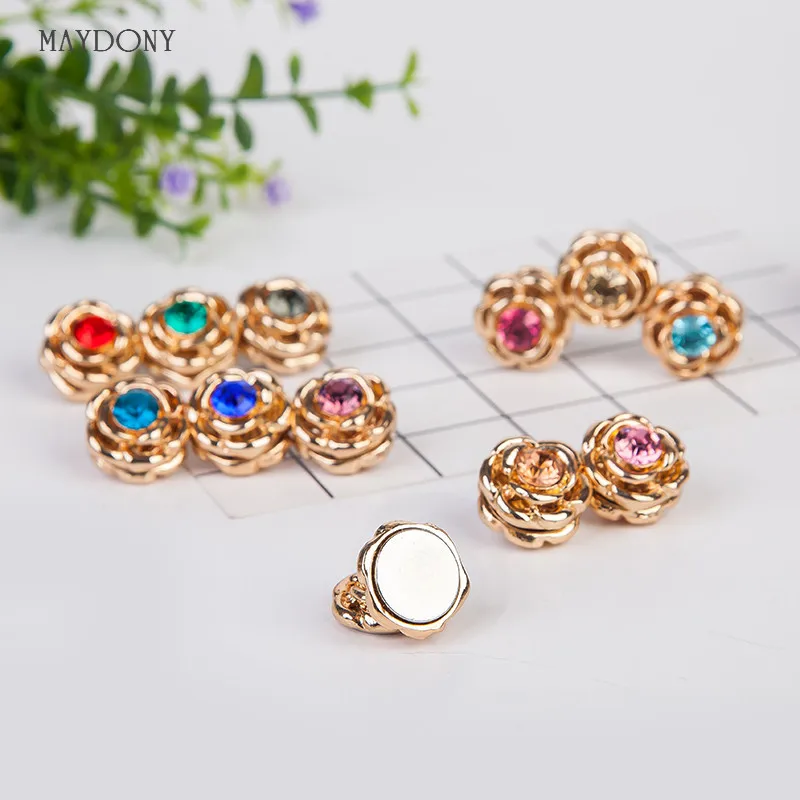 

XT102 wholesale fashion headwear scarf magnet brooch hijab clips 12pcs/lot