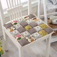 thickened square seat cushion modern dinning chair office cotton seat pad comfortable computer chair cushion lace edge cushion