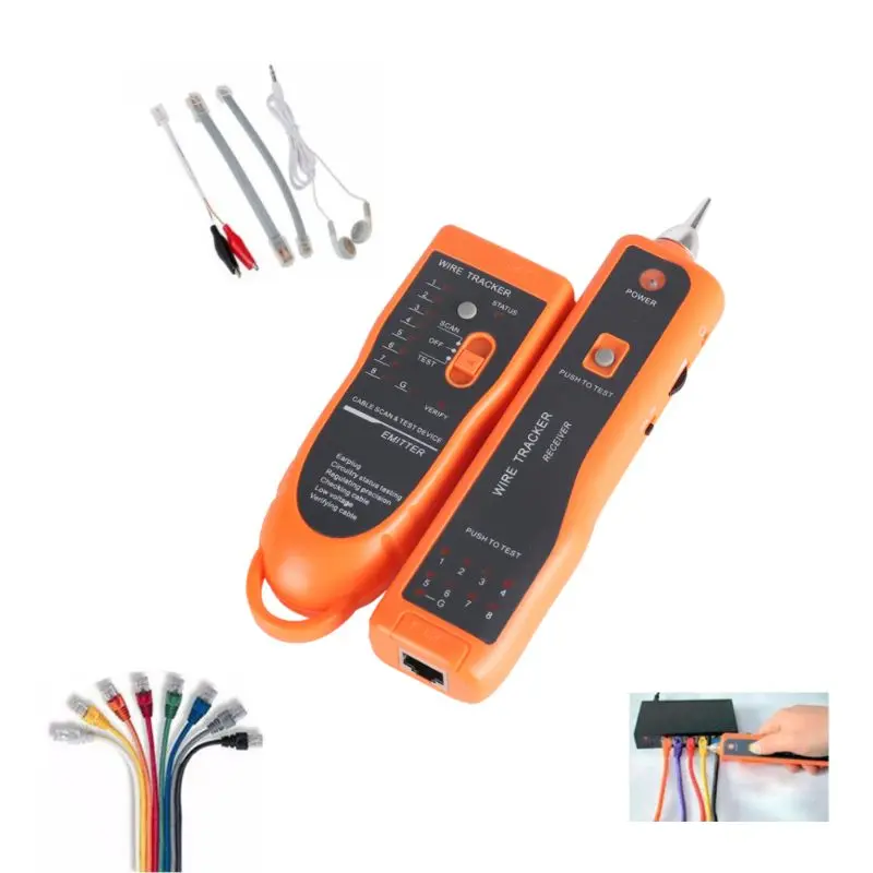 Telephone Network Cable Wire Line LAN RJ45 RJ11 Tracker Toner Trackers Tester | Инструменты