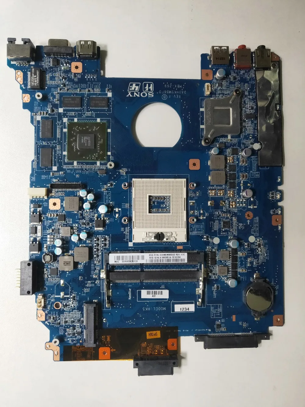 Материнская плата для sony DA0HK5MB6F0 MBX 269 vaio SVE151D11M SVE151 SVE15 HM70 с графическим