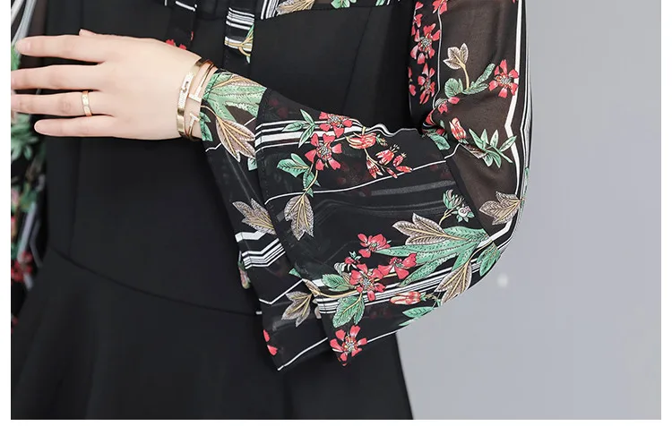 Mostsuit черного цвета с рисунком повседневные Женский комплект 2 шт. 5xl плюс Размеры