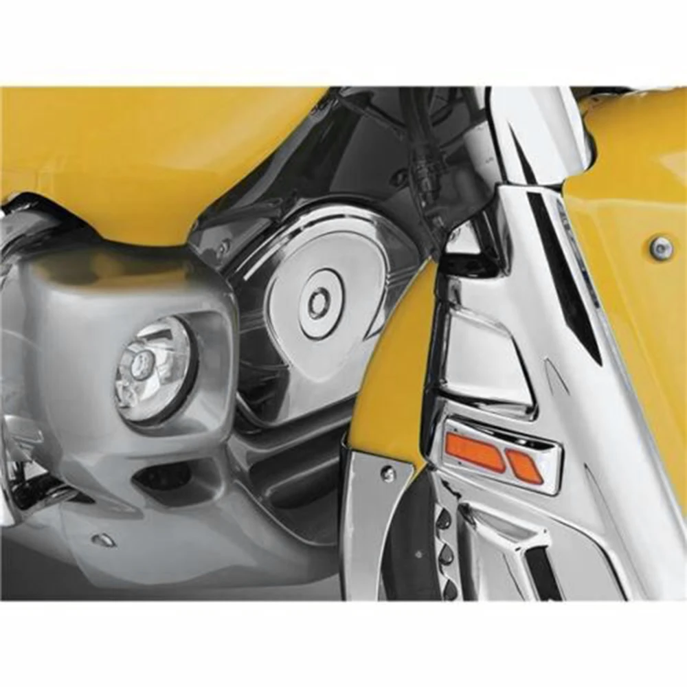 Мотоцикл хромированная крышка цепи синхронизации чехол Защита для HONDA GOLDWING 1800