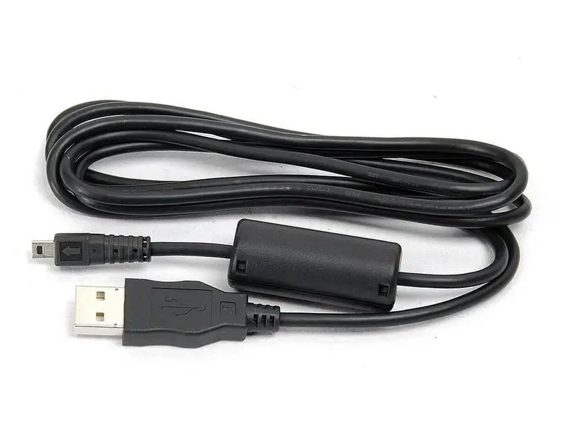 Универсальный USB к маленькому порту 8p камера USB кабель для цифровых камер Nikon модели USB 2,0 совместимый USB A штекер к Mini 8 Pin штекер - Цвет: Черный