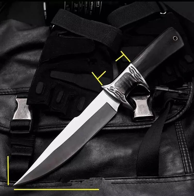 OUTDOOR Fixed Blade Tactical Knife Mountaineering Field Survival Knives Self Defense Sabre Hunting Camping Cutting Knifes | Инструменты