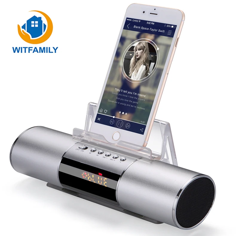 Moder Цифровой Будильник FM радио Bluetooth динамик портативные электронные часы функция повтора сна