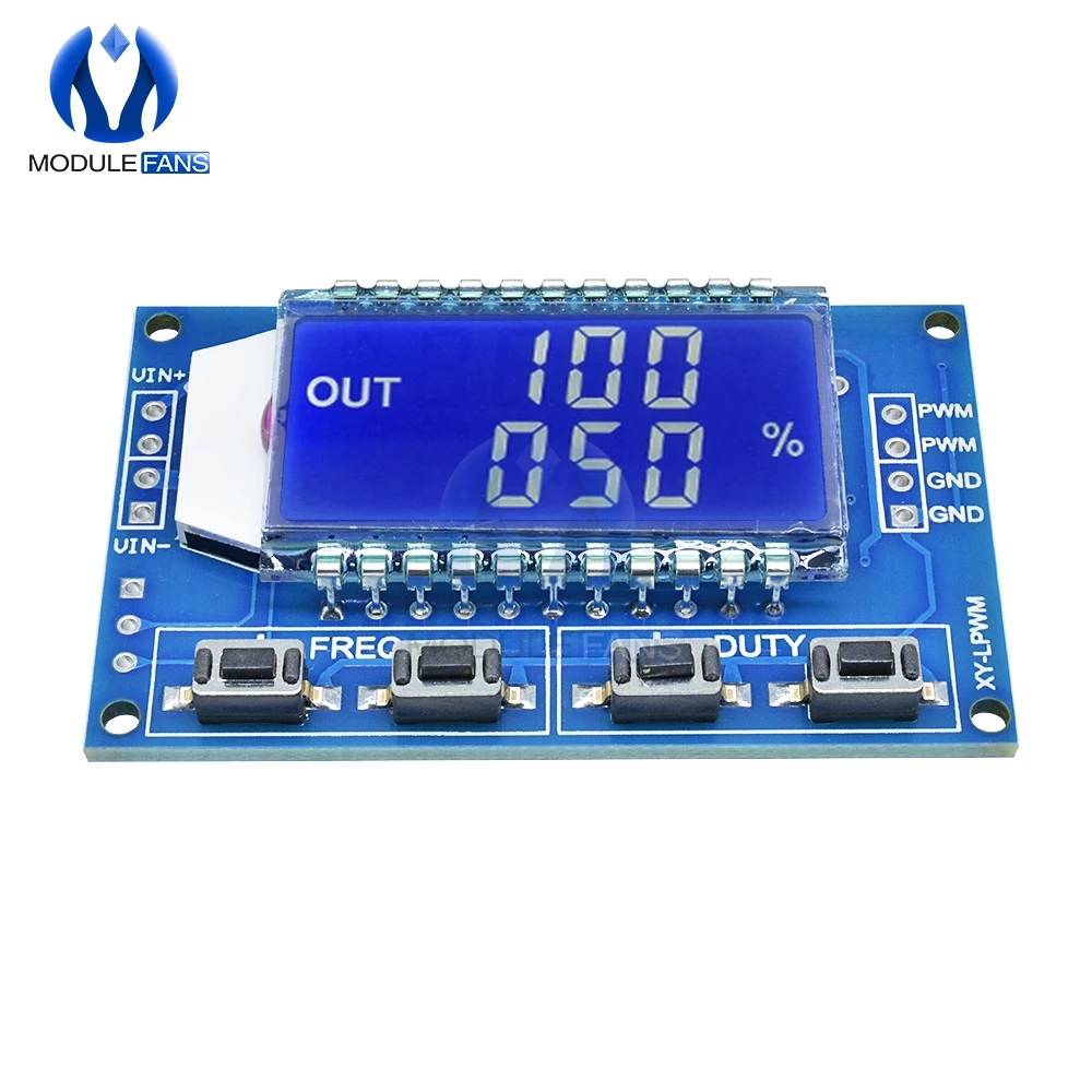 Генератор сигналов PWM импульсная Частота Рабочий цикл регулируемый модуль ЖК