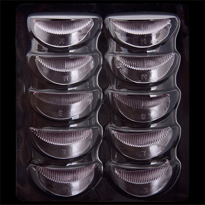 5 Pairs New Silicone durable eyelash permanent Perm Curler Curling Root Lifting False Fake Eyelash Shield Pad maquillaje patches