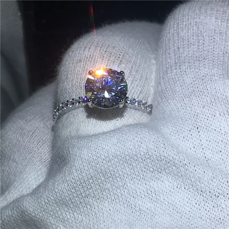 Кольцо из серебра 100% пробы с фианитами|wedding band ring|band ring925 sterling silver ring |