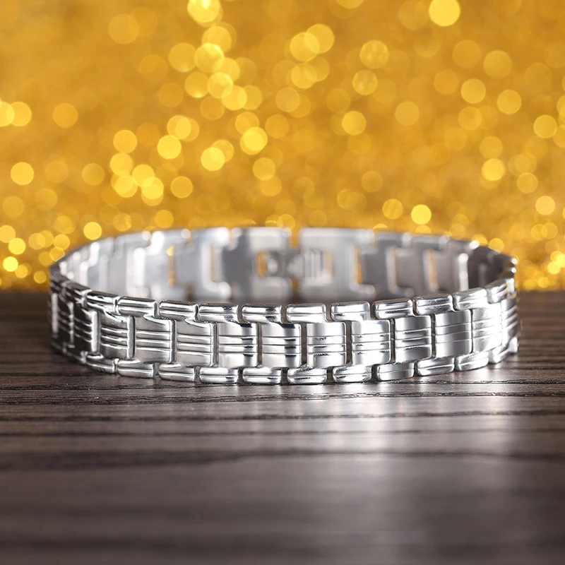 Мужской браслет из нержавеющей стали FB77|bracelet basketball|bracelet zipbracelet tourmaline |
