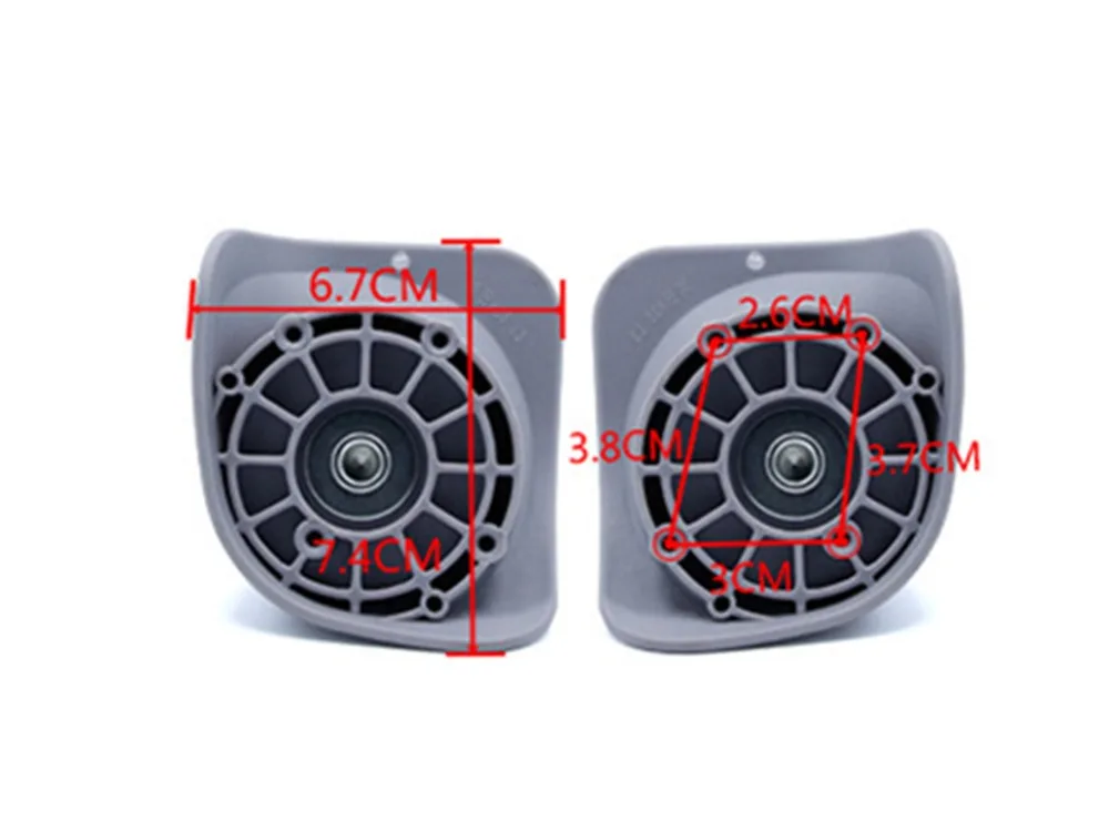 2Pcs A35 Mute Trolley Case Luggage Wheel Repair Universal Travel Suitcase Parts Accessories Replacement Wheels | Обустройство дома