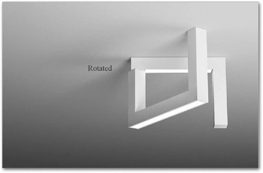 LED Современные Геометрические Железные Акриловые Чёрные Белые Светодиодные Лампы.Светодиодные Светильники.Люстры Потолочные. Потолочные Светильники.Светильник Потолочный Светильник.Для Столовой,Фойе и Спальни