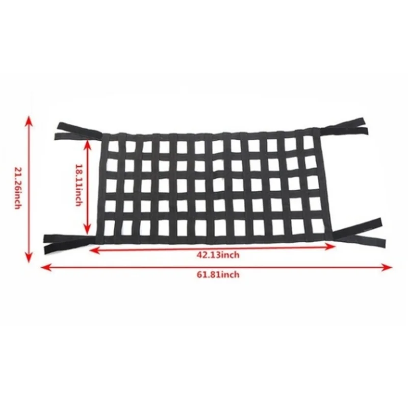 Автомобильная кровать-гамак сетка для перевозки груза на крышу багажная Jeep Wrangler