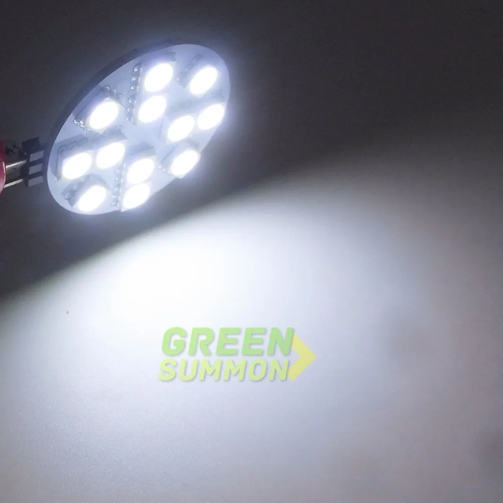2 шт./лот G4 2W 12 W 5050 SMD СВЕТОДИОДНАЯ Лампа 6000K 3000K Неполярные и пятно света лампы