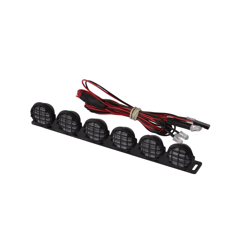 RC Рок светодиодный свет бар комплект для 1/10 Traxxas TRX4 осевой SCX10 RC4WD D90|Детали и