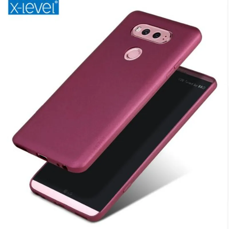 Тонкий мягкий матовый чехол V30 X-Level из ТПУ для LG Силиконовый чехол-накладка Plus H930