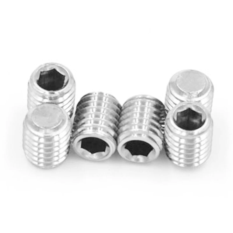 M8x10mm шаг 1 25 мм Шестигранная розетка из нержавеющей стали 304 Плоский Безголовый
